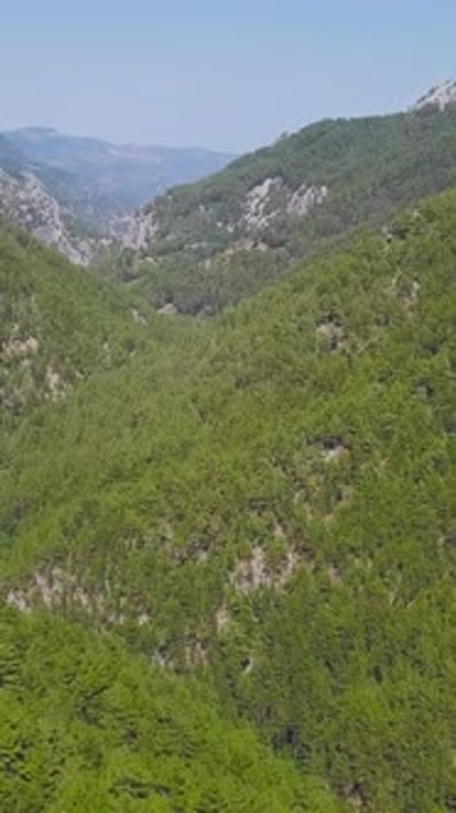 Top View of Green Mountains Flowing Into Each Other Clip Beautiful Mountains Covered with Green