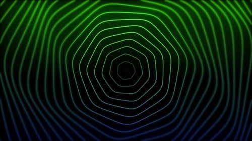 Looped Luxury Circle Lines Background