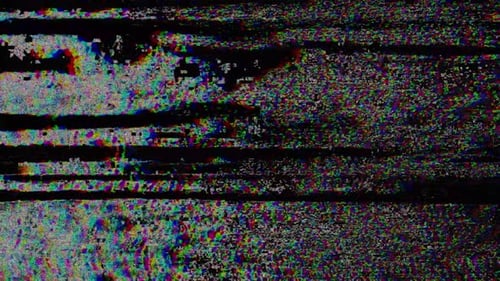 Digital Glitch Static Noise Error VFX Overlay