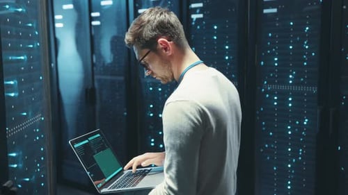 I Am a Professional IT Specialist Adept at Managing Server Operations Within a Data Center