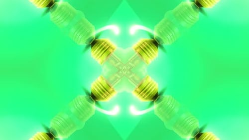 Lightbulb Abstract Background Loop 02