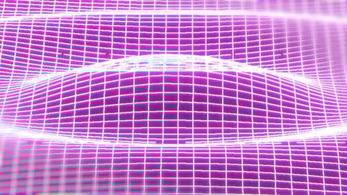 Abstract Geometric Grid Wave Deforming Loop Background