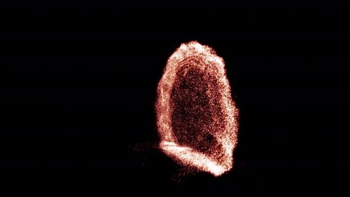 Glittering Particles Abstract Reveal Animation