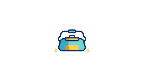 Duffle Bag Animated Icon