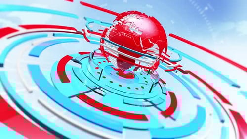 Broadcast News Background Loop