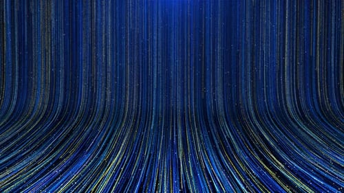 Futuristic Digital Data Flowing Lines Background Loop