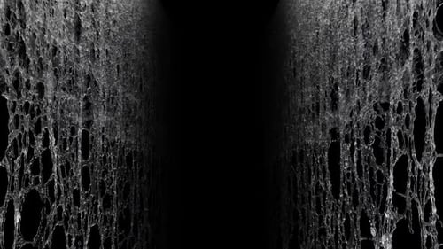 Abstract Fluid Liquid Stream Transition Effect Element