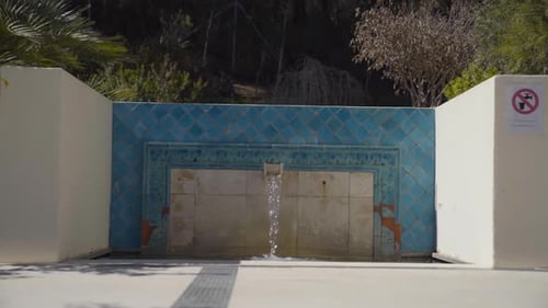 Small Fountain Made of Wall