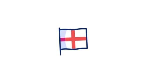 Icône animée de l'Angleterre