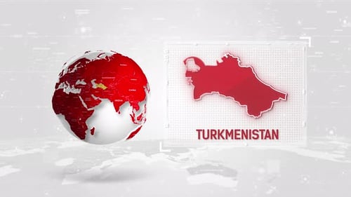 Global Map Highlight with Country Data Reveal