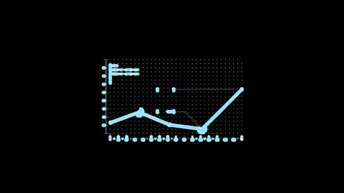 Schnittstellensammlung: Schleife aus der Unterbrechung eines Diagramms auf einer gepunkteten Leinwand, in der verschiedene Parameter angezeigt werden