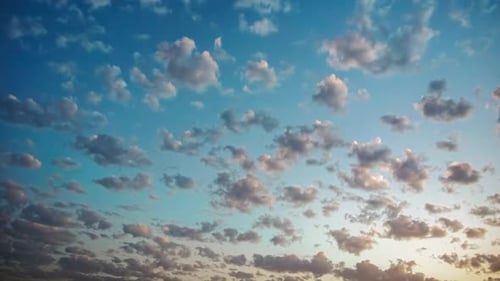 Majestic Clouds Dancing in the Colorful Sky