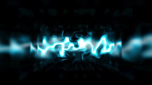 Digitaler Rendering-Loop mit Aura Light-Hintergrund