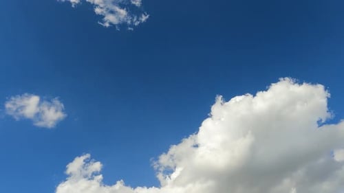 Sky with moving clouds