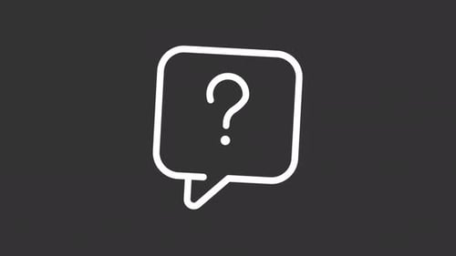 Communication white line animation