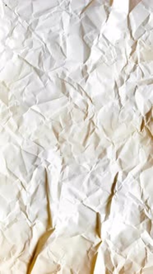 Feuille de papier vintage verticale, texture, animation en volume, boucle transparente