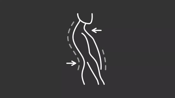 Line Art Animation of Body Shaping for Health, Elements Motion Graphics ...