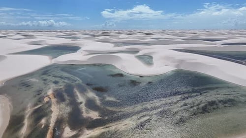 Lencois Maranhenses At Barreirinhas In Maranhao Brazil Northeastern.