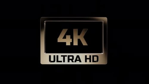 Loop Gold Ultra Logo with Shiny Reflection with Alpha Channel