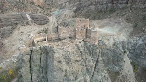 Aerial Medieval Castle