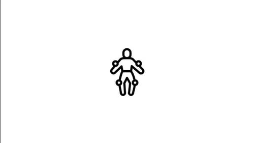 Animiertes Bewegungssensor-Symbol