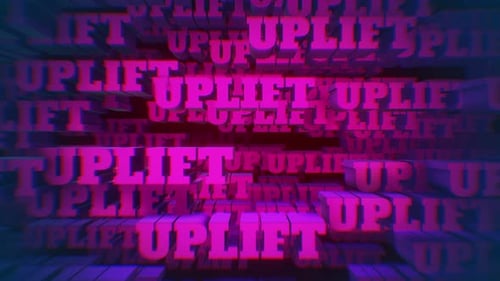 Uplift Repeat Words Background