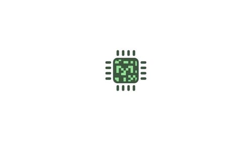 Cpu Processor Central Processing Unit symbol icon animation video