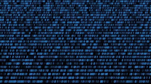 Fondo de contraseña digital de cadena digital LCD binaria