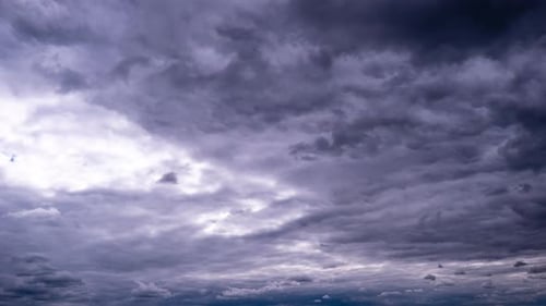 Ominous Clouds Moving Across the Sky