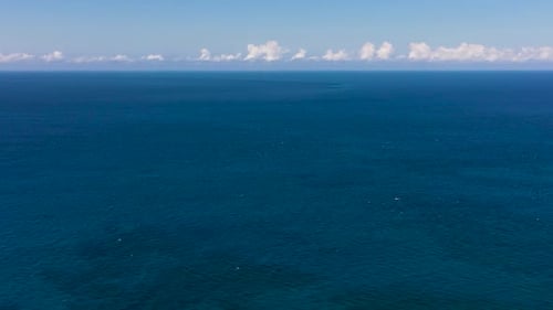 Aerial View of Blue Sea