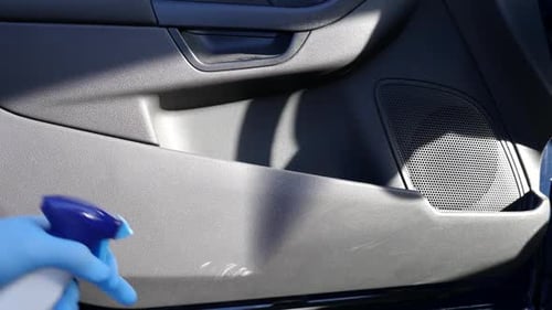 Car Interior Cleaning and Spraying Process