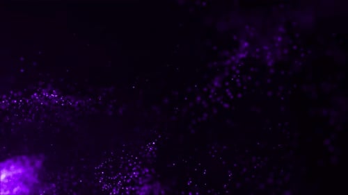 Abstract Purple Particle Stream Flowing Background