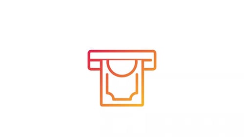 Animated Cash Money Gradient Icon
