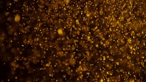 Flying Particles, Orange Tone, Background Background