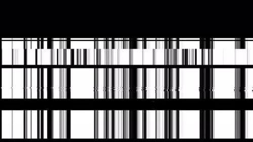 Corruption Collection: A black screen with distorting and moving bars transition effect