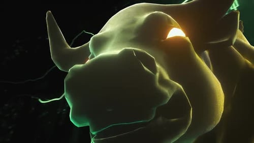 Bull Market Power – Financial 3D Animation (Close-Up)