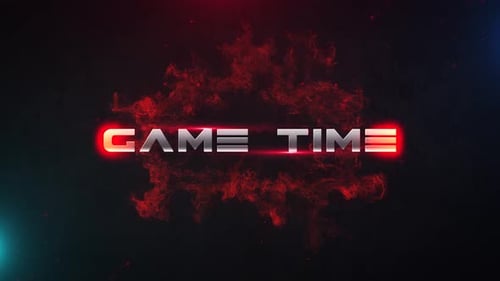 Animation de texte 4K Game Time