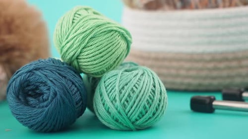 Colorful Yarn Balls for Creative Crafting Projects