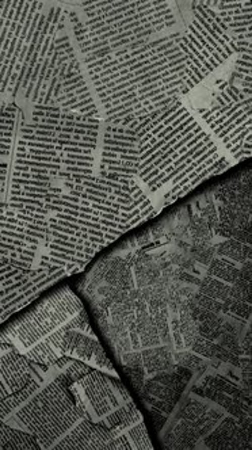 Vertical Grungy Paper Rip Reveal Animation