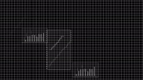 Perspectiva digital con decoración de elementos futuristas y obras de arte de conceptos de alta tecnología digital