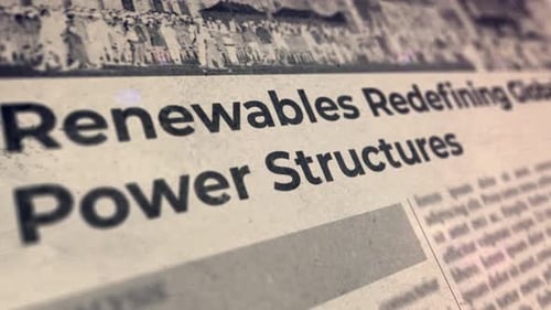 Newspaper Glitch Effect Text Reveal