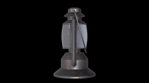 Vintage Oil Lantern with Warm Glow