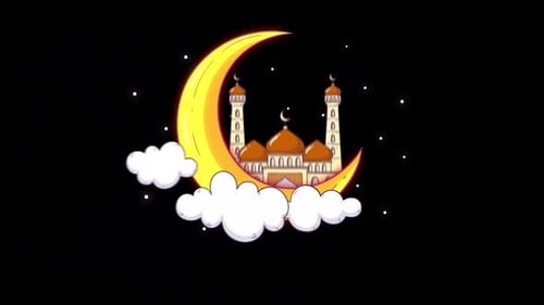 Ramadan Kareem Background Animation Alpha Channel