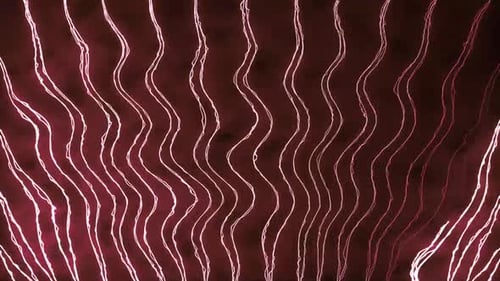 Dynamic Abstract Glowing Pink Wavy Lines Animated Background