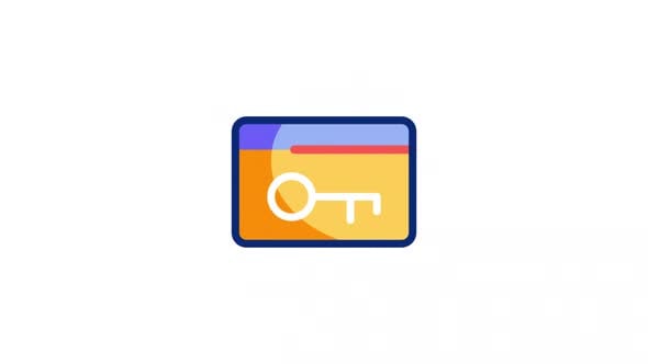 Key Card Animated Alpha Icons, Elements Motion Graphics ft. abstract ...