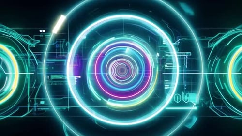 Zukunftstechnologien, abstraktes Leitsystem