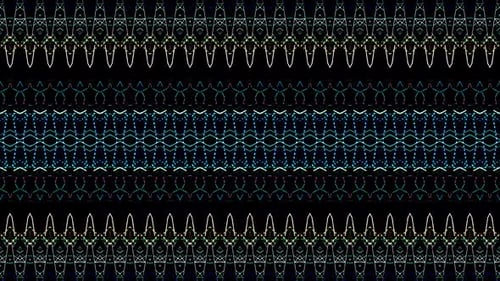 Animated Abstract Line Patterns Loop Background