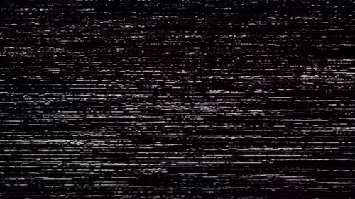 Digital Glitch Noise Static Horizontal Transition