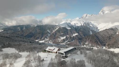 Hatsvali Ski Resort And Ushba Mountain