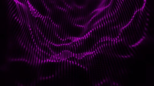 Pink Particle Wave Background V5